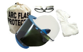 CPA SW-WVCK-SL Arc Face Shield Kit W/ Bag, Hood, Safety Glasses