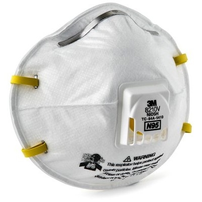 3M 8210V Lightweight Particulate Respirator With Valve