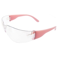 ERB 17946 Lucy Girl Power At Work Pink Temples Safety Glasses