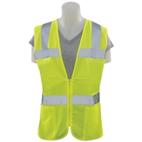 ERB S720 ANSI Class 2 Tricot Ladies Hi-Viz Lime Fitted Vest