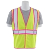 ERB S730 Class 2 Unisex Vest with Pink Trim