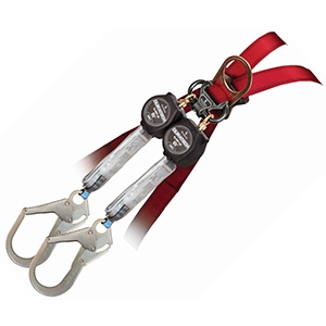 Mini SRD Twin-LegCarabiner W/ Alignment Clip & Steel Rebar Hooks