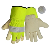 Global Glove 1100PHV Hi-Vis Pigskin Leather Glove