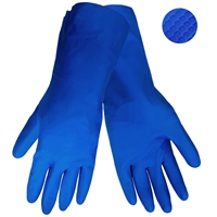 Global Glove 150 Unsupported Blue Latex Gloves