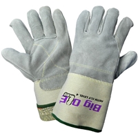 Global Glove Big Ole 2150KFGC Split Cow Leather Gloves