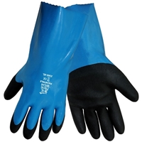 Global Glove FrogWear 2360 Blue Chemical Gloves