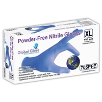705PFE Powder Free Disposable Nitrile Gloves