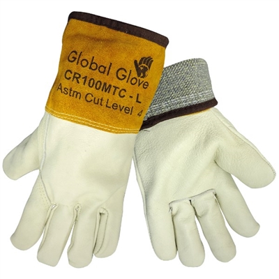 Global Glove CR100MTC Cow Grain Full Leather Gloves