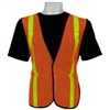 Global Glove GLO-10-O-1in Orange Mesh Economy Vest