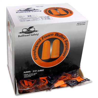 Bullhead HP-F1 Uncorded Disposable Earplugs