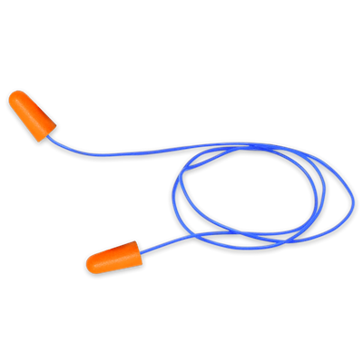 Bullhead HP-F2 Corded Disposable Earplugs