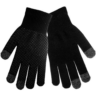 Global Glove IP3DB String Knit 3 Fingertip Touch Screen Responsive Gloves