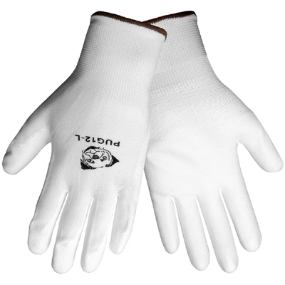 Global Glove PUG-12 White PU Coated Gloves