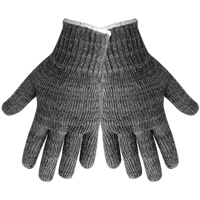 Global Glove S55G Gray String Knit Gloves