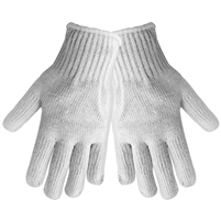 Global Glove S65BW Poly/Cotton String Knit Gloves