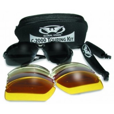 Global Vision C-2000 Touring Kit, Black Frames, Interchangeable Lenses