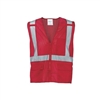 Ironwear 1284-RZ-RD Red Mesh Multi-pocket Reflective Vest