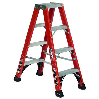 Louisville Ladder FM1400HD Fiberglass Twin Front Step Ladder