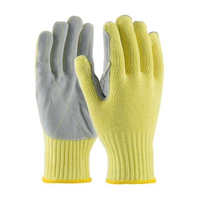 PIP 09-K300LP Kut-Gard Kevlar with Cowhide Leather Palm Gloves