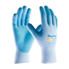 PIP 34-824 MaxiFlex Active W/ Aloe Vera & Vitamin E Blue Gloves