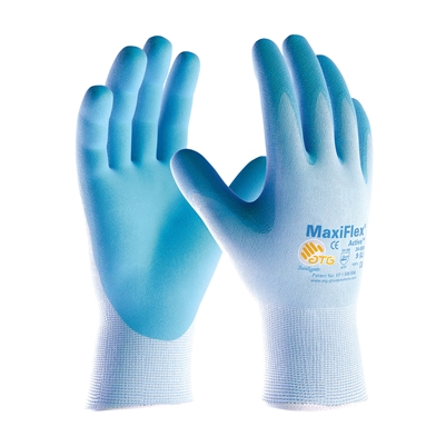 PIP 34-824 MaxiFlex Active W/ Aloe Vera & Vitamin E Blue Gloves