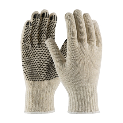PIP 36-110PD Seamless Knit Cotton/Polyester PVC Dot Gloves