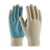 PIP 37-C110B Seamless Knit PVC Brick Pattern Grip Gloves
