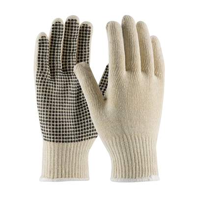 PIP 37-C2110PD Cotton/Polyester PVC Dotted Gloves