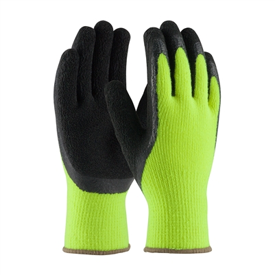 PIP 41-1420 Hi-Vis Seamless Knit Terry Latex Coated Gloves