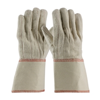 PIP 92-918GO Cotton Canvas Double Palm Gauntlet Cuff Gloves