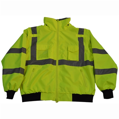 Petra Roc LBJ-C3 ANSI Class 3 Waterproof Bomber Jacket w/ Removable Liner