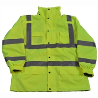 Petra Roc LPJ3IN1-C3 ANSI/ISEA 107-2010 Class 3 3-IN-1 Wind Breaker & Rain Parka Jacket