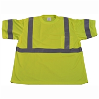 Petra Roc LTS3 ANSI/ISEA 107-2010 Class 3 Lime T-Shirt