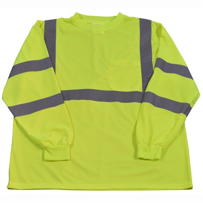 Petra Roc LTSL3 ANSI/ISEA 107-2010 Class 3 High Vis Long Sleeve T-shirt