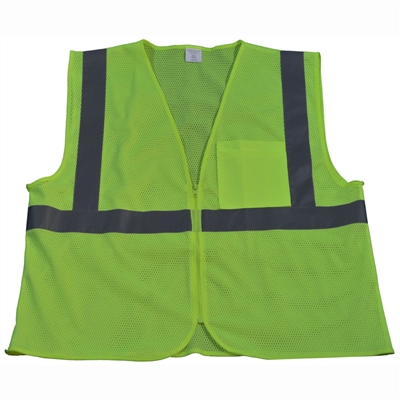 Petra Roc ANSI/ISEA 107-2010 CLASS 2 Safety Vest Zipper Closure