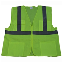 Petra Roc ANSI/ISEA 107-2010 CLASS II 4-Pocket Safety Vests
