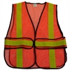 Petra Roc OVM-HGCSA ANSI Non-Rated Mesh Vest With Adjustable Sides & Reflective "X" On Back