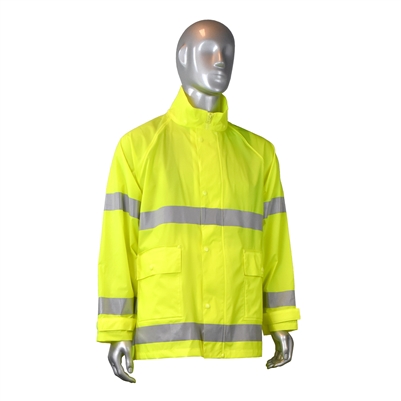 Radians RW25J-3ZGV Fortress Hi-Vis Rainwear Jacket