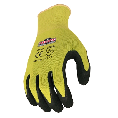 Radwear RWG10 Silver Series Hi-Viz Knit Dip Glove