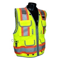 Radians Heavy Woven Two-Tone Engineer Vest