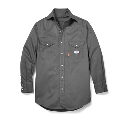 Rasco FR Lightweight Twill Work Shirts with Snaps