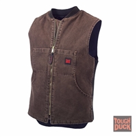 Richlu 19371B Washed Quilt Lined Vest