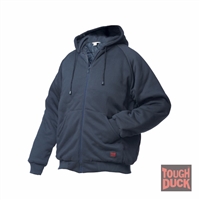 Richlu i474 Quilt Lined Hoodie - Navy