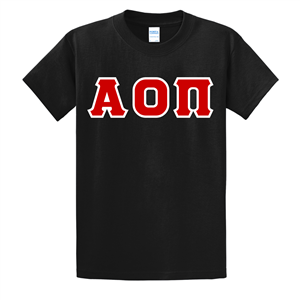 Alpha Omicron Pi  Letter Shirt