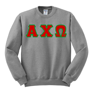 Alpha Chi Omega Letter Sweatshirt