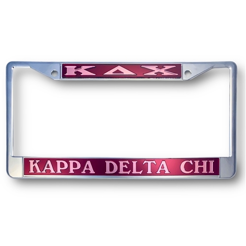 Kappa Delta Chi License Plate