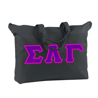 Sigma Lambda Gamma Zipper Tote Bag