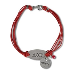 Alpha Omicron Pi Sisters Bracelet