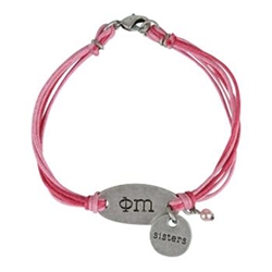 Phi Mu Sisters Bracelet