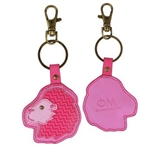 Phi Mu Mascot Keychain